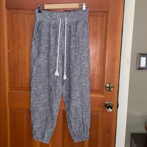 Aerie loose 100% cotton elastic waist pants